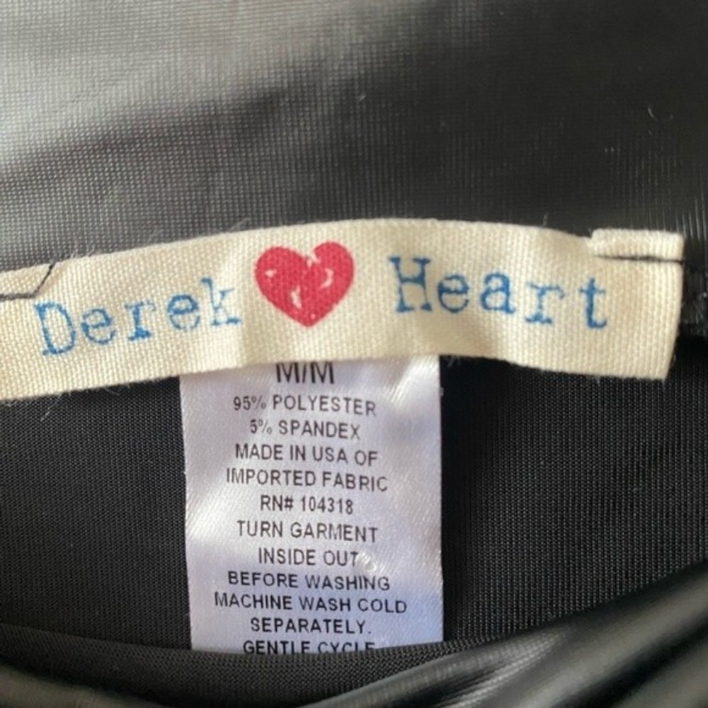 Derek Heart Faux Leather Mini Skirt - Picture 4 of 5